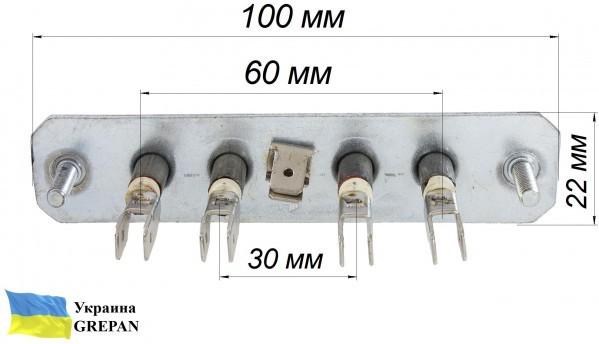 Тэн Grepan для духовки Ardo 700+1800W 220V 360x360 мм нержавеющая сталь (duh016) - фото 2 Тэн Grepan для духовки Ardo 700+1800W 220V 360x360 мм нержавеющая сталь (duh016) - фото 2