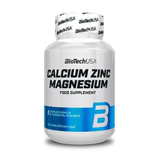 Витамины Biotech Сalcium Zinc Magnesium 100 таблеток Витамины Biotech Сalcium Zinc Magnesium 100 таблеток