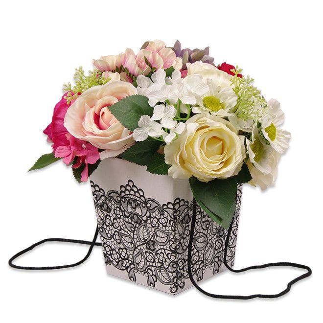 Комплект коробочек для цветов складных Flora Вуаль 5 шт. (29755) - фото 2 Комплект коробочек для цветов складных Flora Вуаль 5 шт. (29755) - фото 2