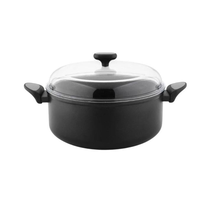 Кастрюля NOIS Salto Silver 11 л Черный
