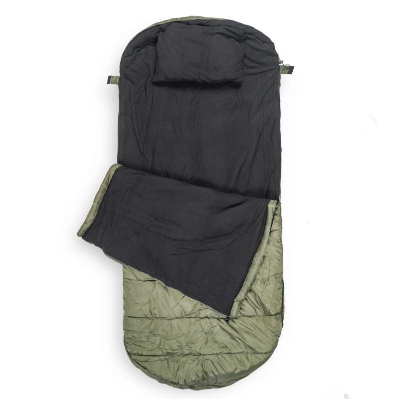 Мешок-одеяло спальный Ranger туристический с чехлом 210х95 см -15/-10/0 Green (RA5516G) - фото 7