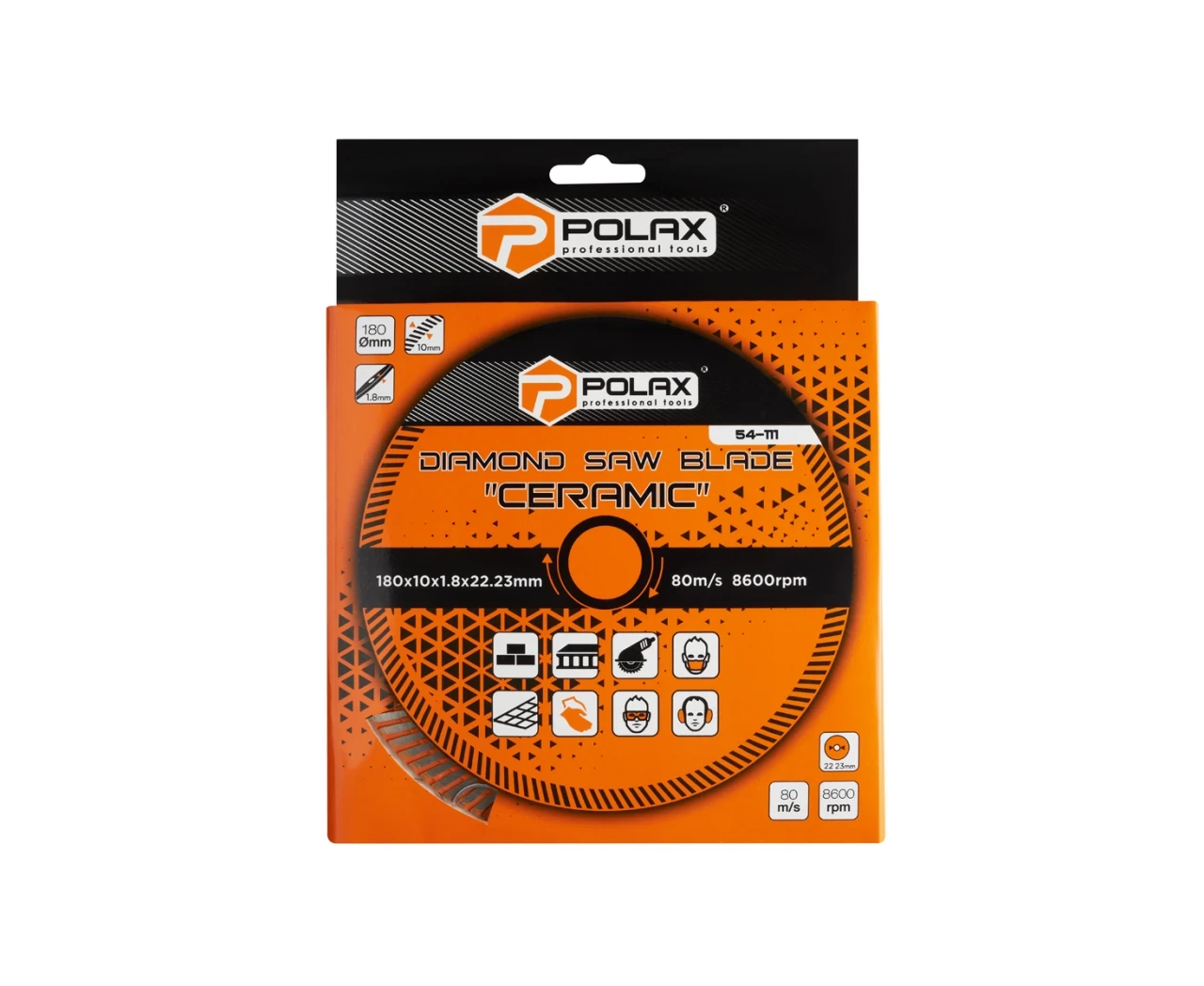 Диск алмазный Ceramic 180x10x1,8x22,23 мм (27806372) - фото 3 Диск алмазный Ceramic 180x10x1,8x22,23 мм (27806372) - фото 3