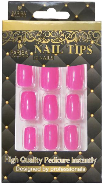 Ногти накладные Parisa с рисунком в упаковке 12 шт. (YS-014)