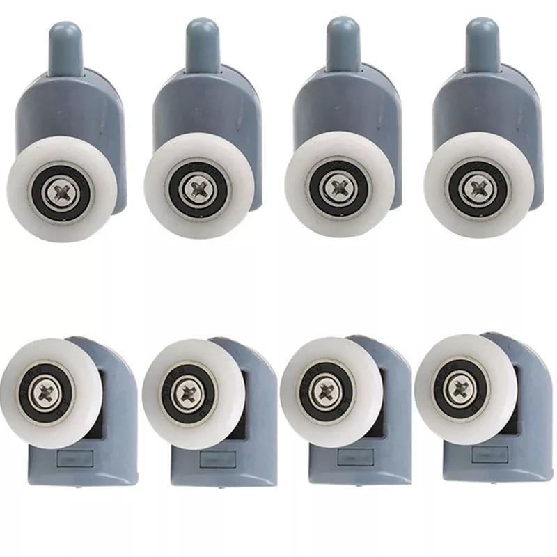 Комплект роликов для душевой кабины верхние и нижние 43A/43B 23 мм 8 шт. (13385448)