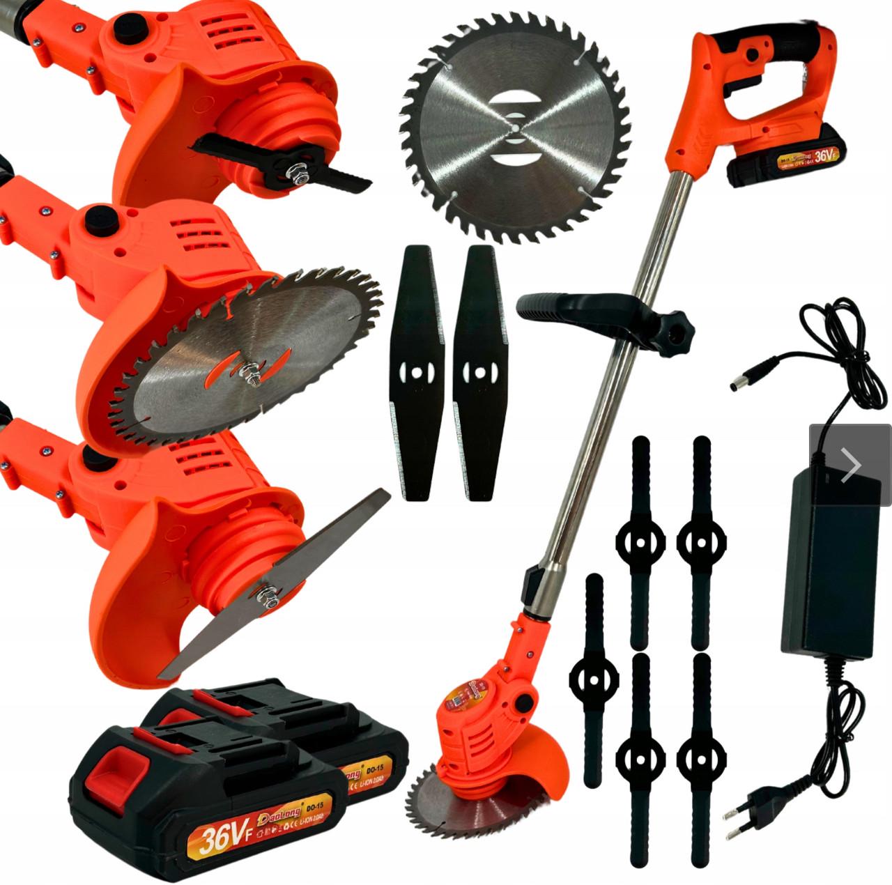 Тример daolong з акумулятором 36v 2 шт. (24479806) - фото 5 Тример daolong з акумулятором 36v 2 шт. (24479806) - фото 5