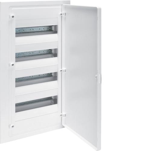 Щит модульный встроенный Hager Golf для внутренней установки с белой дверцей на 48 модулей (VF412PD)