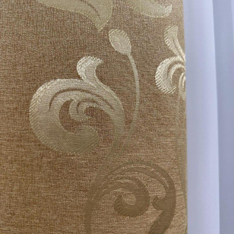 Шторы Toscana жаккардовые 1,5х2,7 м 2 шт. Золотой - фото 7 Шторы Toscana жаккардовые 1,5х2,7 м 2 шт. Золотой - фото 7