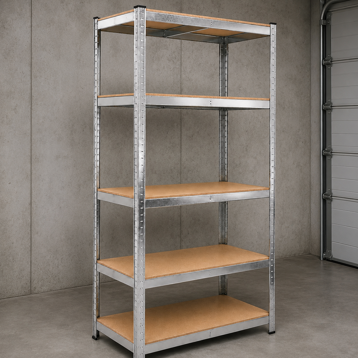 Стеллаж металлический Helper HP-1171 175 кг 5 полок МДФ 900х400х1800 мм