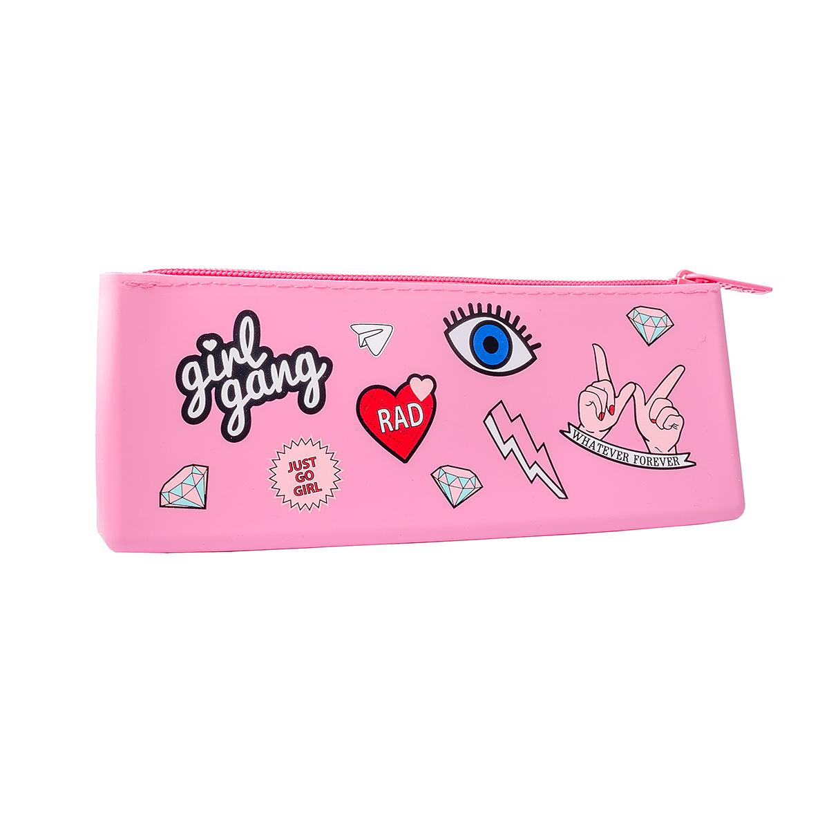 Пенал силиконовый YES SI-01 Glamor Розовый (532979)