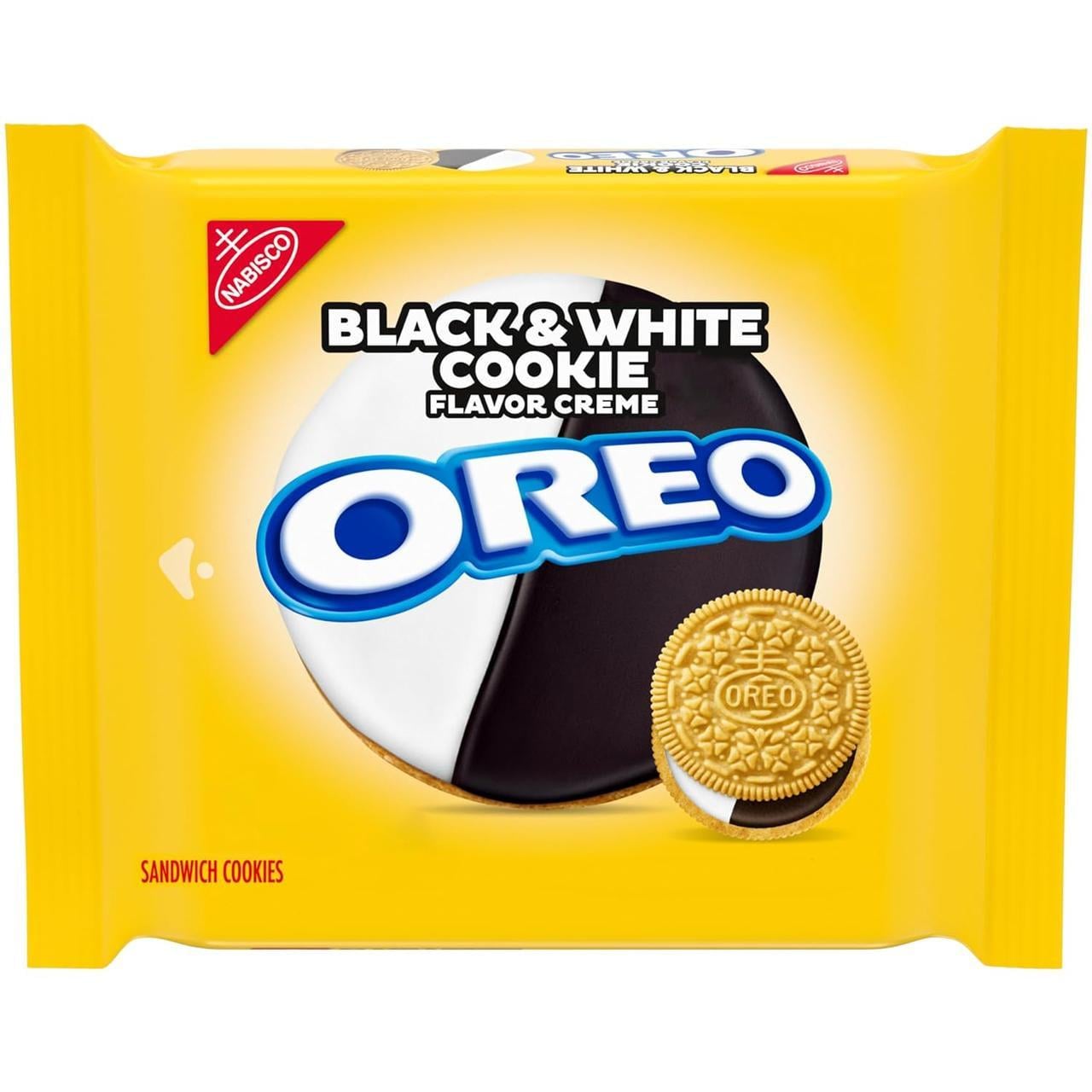 Печенье OREO Black & White Cookie Creme Sandwich Cookies 302 г (2123532222)