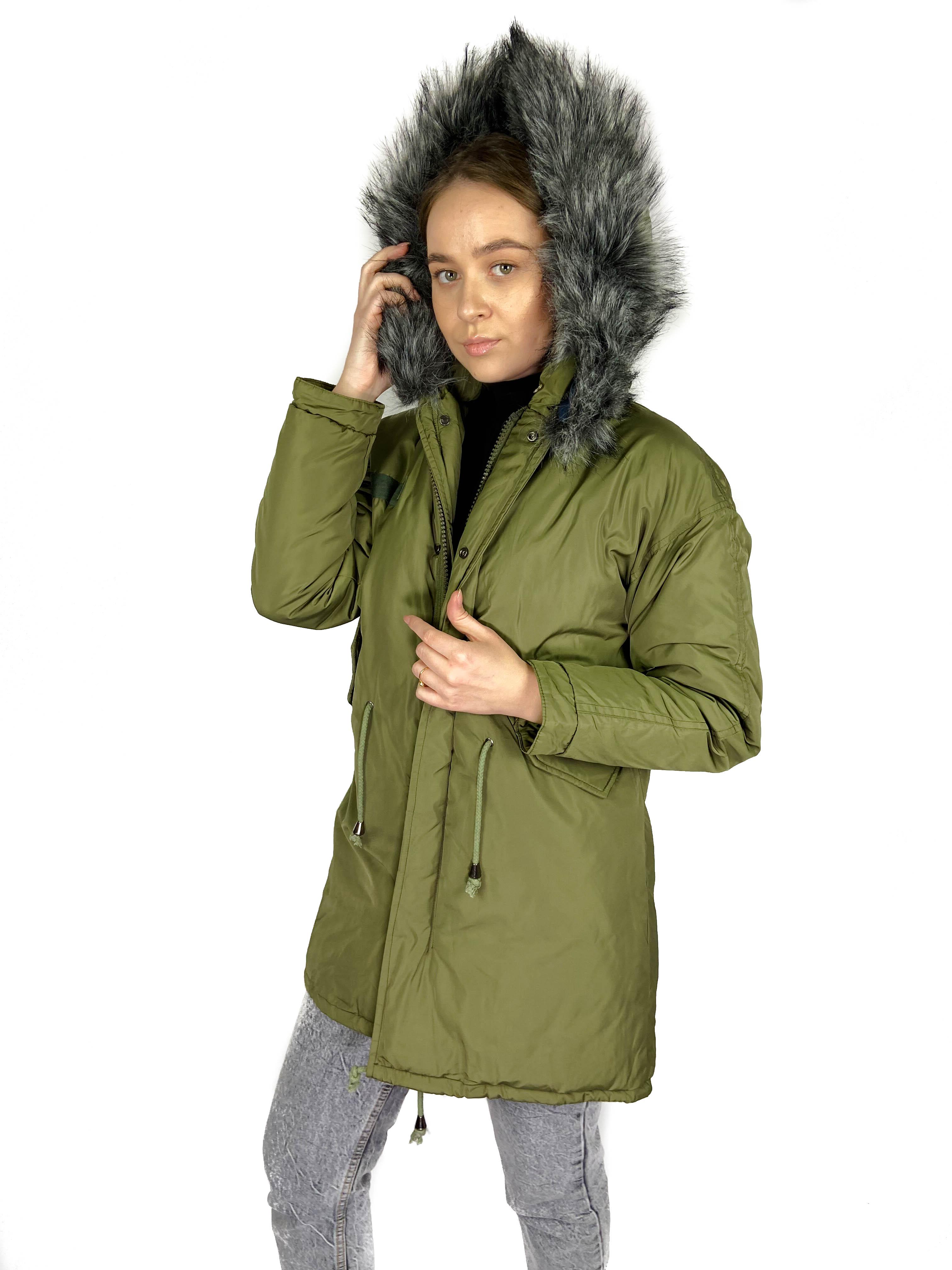 Парка зимняя женская XINXUEYI 2XL Хаки (PP9010-1) - фото 4