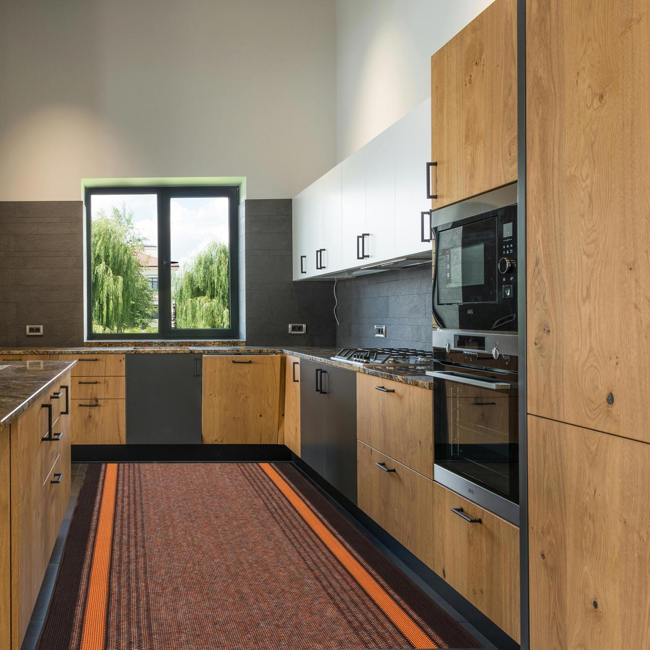 Ковер безворсовый DAKARIA Дарничанка SABA Run 01 2x2 м Коричневый - фото 2 Ковер безворсовый DAKARIA Дарничанка SABA Run 01 2x2 м Коричневый - фото 2