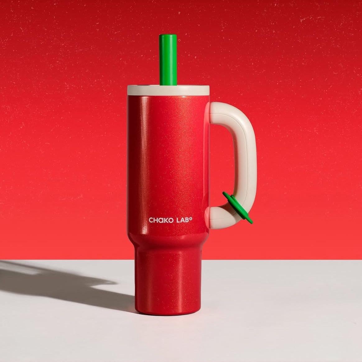 Термочашка Chako Lab BaWang Cup Christmas Edition 1050 мл Красный (47048480981213) Термочашка Chako Lab BaWang Cup Christmas Edition 1050 мл Красный (47048480981213)