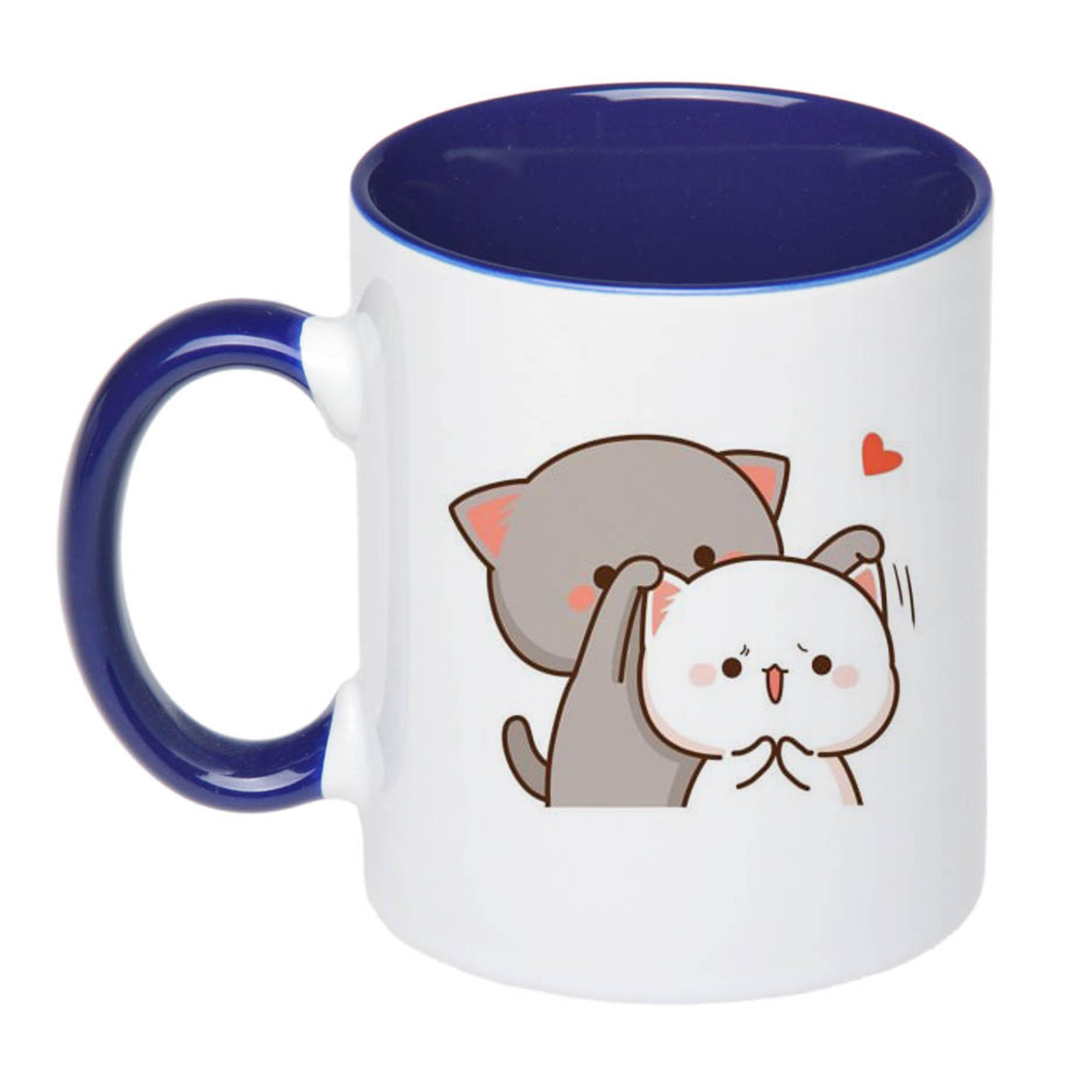 Чашка Котики 330 мл Синий (17315) Чашка Котики 330 мл Синий (17315)