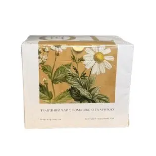 Трав'яний чай з ромашкою та м'ятою Tobitea 20 пакетиків (2101673076)