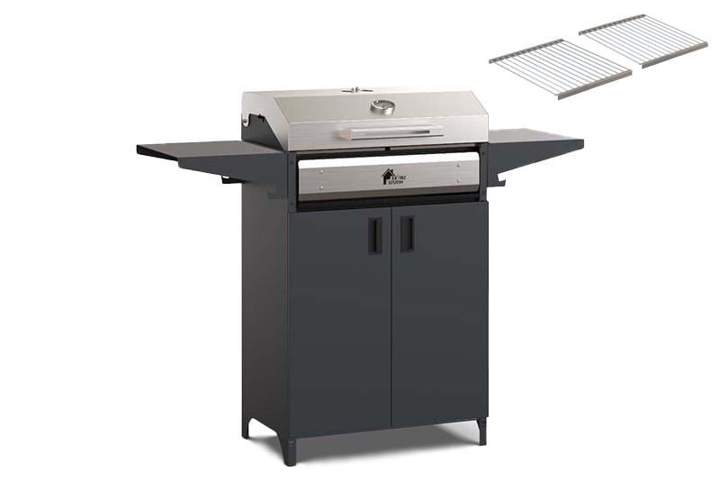 Мангал-гриль у максимальній комплектації Smoke House High Tech 600 1330х400х900 мм на 9 шампурів (27860572) - фото 2