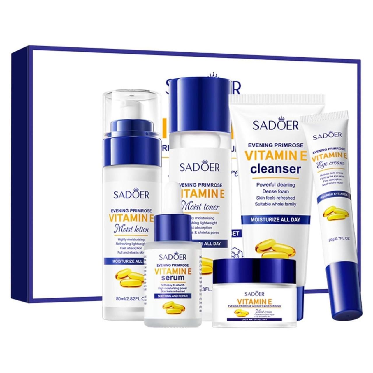 Набір для догляду за обличчям 6в1 Sadoer з вітаміном Е (2726403939)