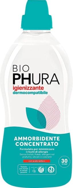 Кондиціонер-ополіскувач для білизни Biochimica Biophura Ammorbidente Concentrato органічний 30 прань 750 мл (8003640070107)