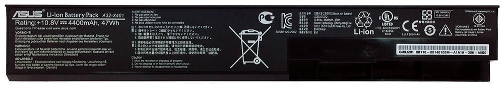 Акумулятор для ноутбука Asus F401A/X401A/S401A/A32-X401/10/8 V 4400 mAh