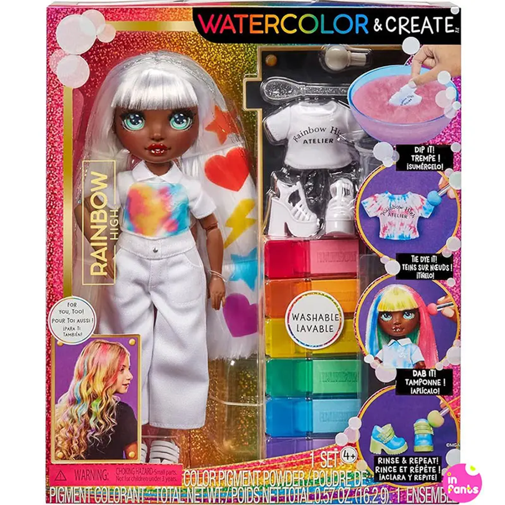 Кукла Rainbow High Watercolor and Create Tie Dye Green Eyes (00502)