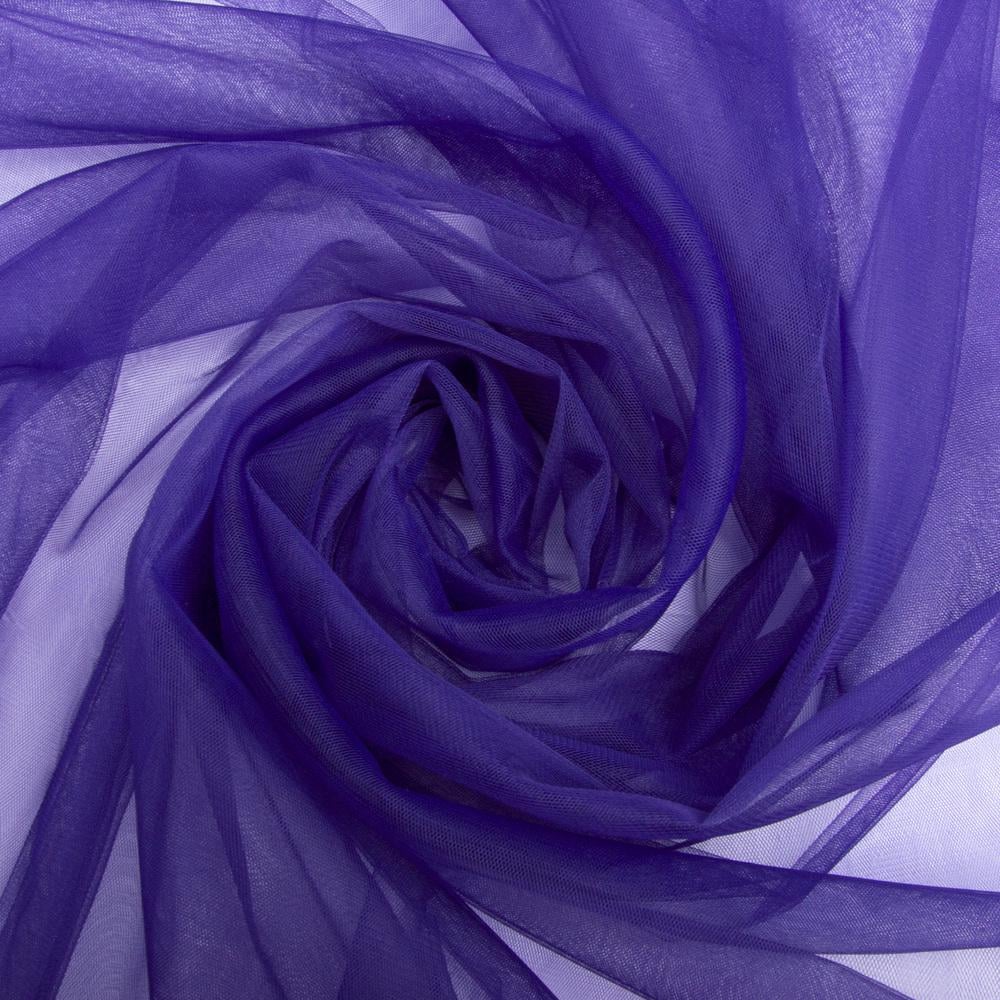 Тканина фатин V-H124 євро 3,0 м Темний фіолет (23683)