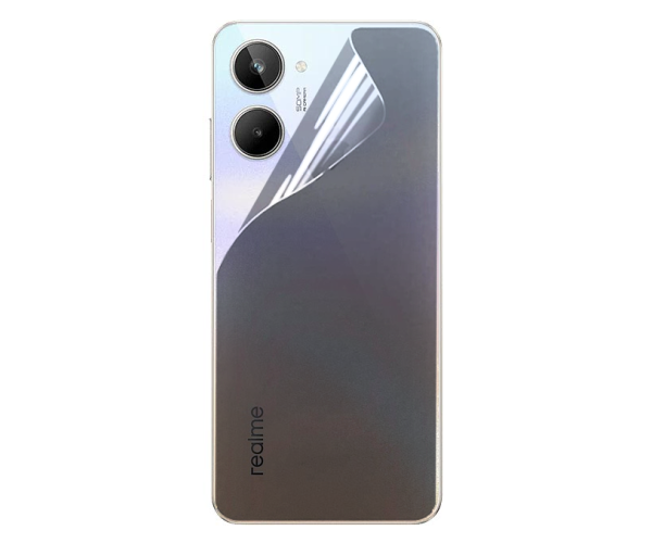 Пленка противоударная гидрогелевая Hydrogel Film для Realme 10 на заднюю панель Transparent