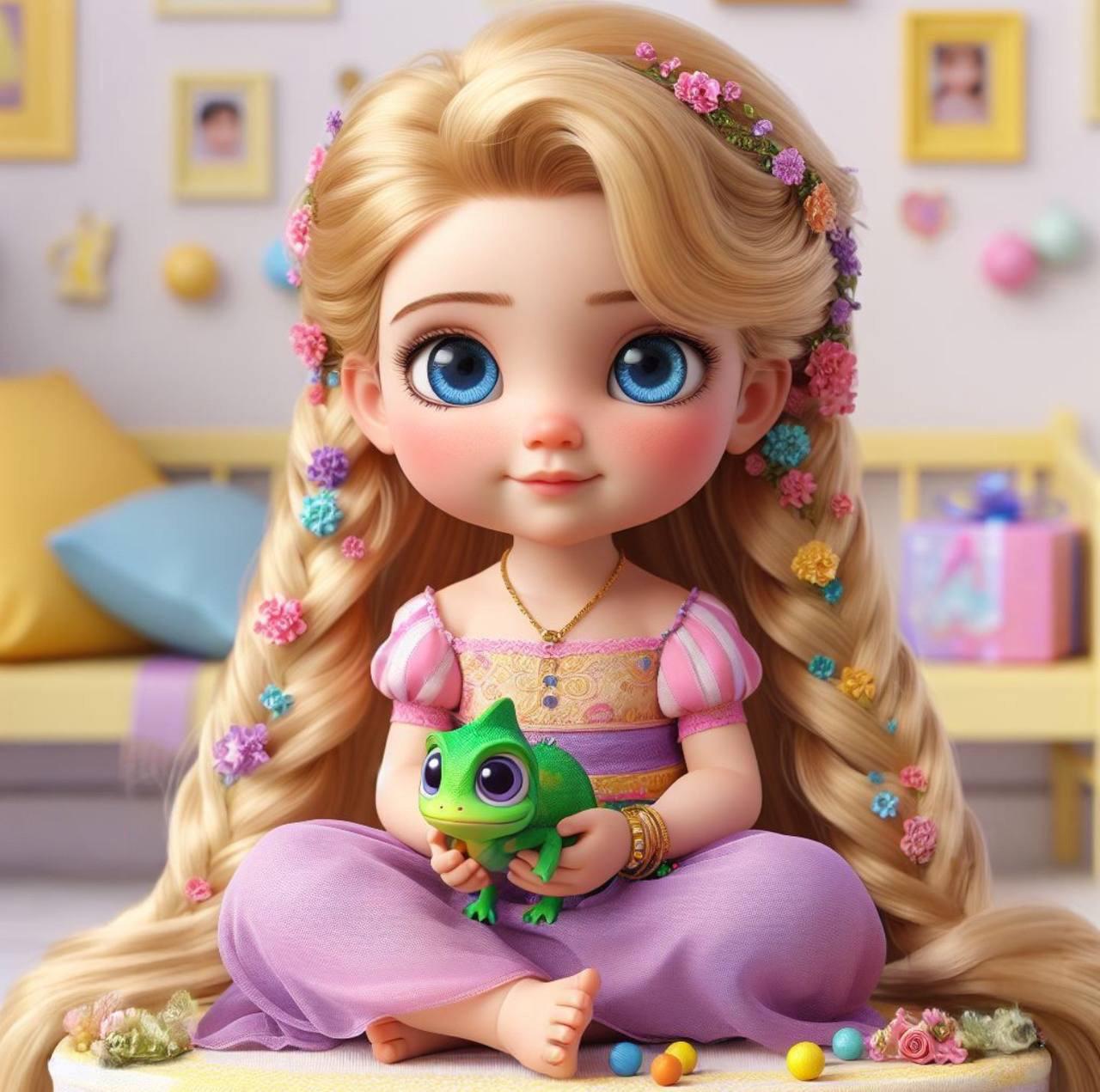 Алмазная мозаика Dream Toys Рапунцель 20x20 см (S10207)