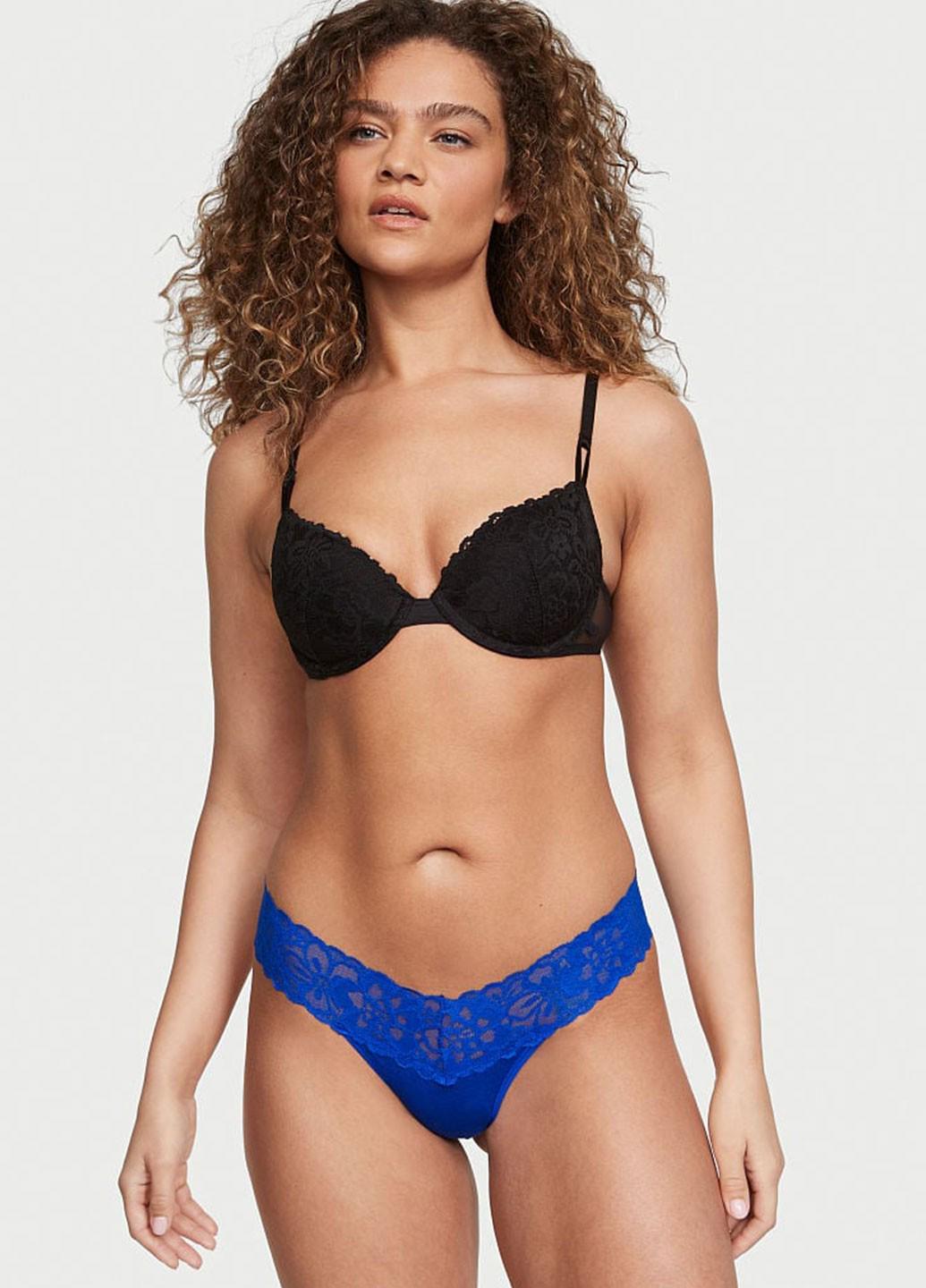 Женские трусы Victoria's Secret 4840000393016QNSS S Синий (65695486)