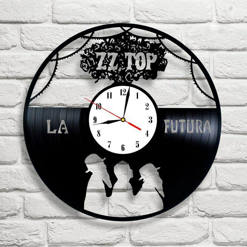 Часы настенные ZZ TOP 2192 из виниловой пластинки