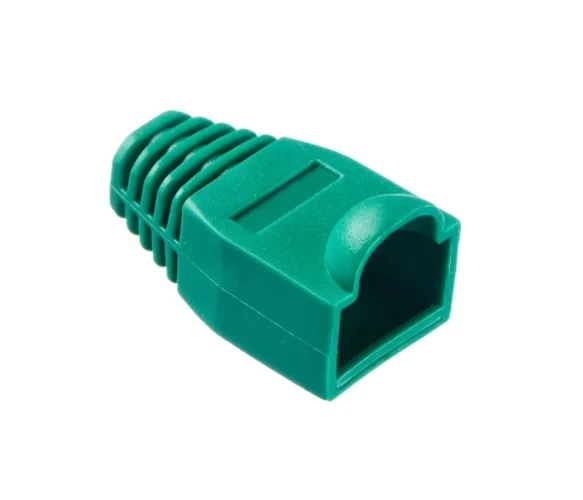 Ковпачок кабельний захисний Hyperline для RJ-45 категорія 5 до 6 мм Зелений (000007263)