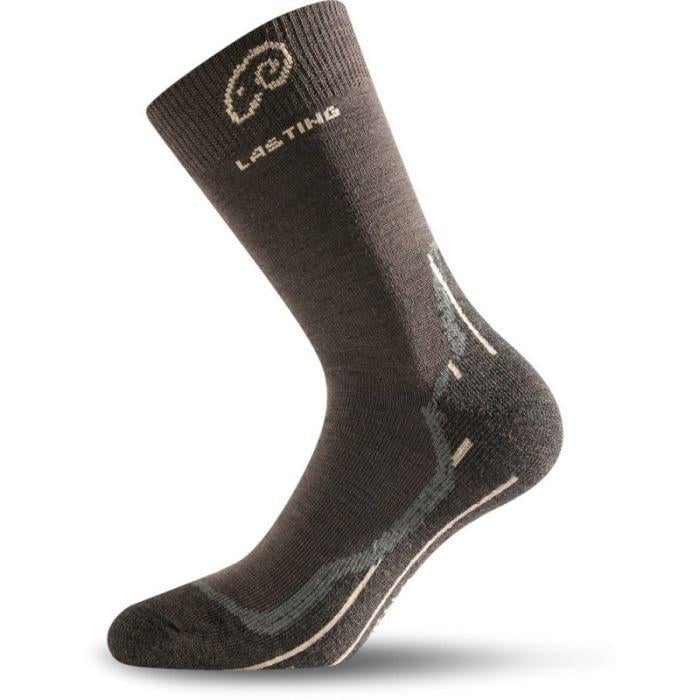 Термоноски трекинг Lasting WHI 721 25-27 см M р. 38-41 Коричневый