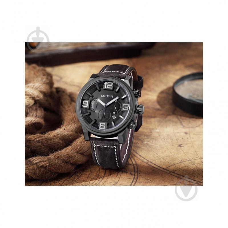 Часы Megir MG3010 Black (ML3010G-BK-1) - фото 5