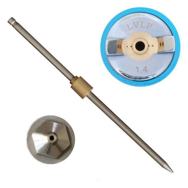 Комплект Intertool PT-2014 форсунки 1,4мм для краскопультов LVLP PT-0131/0132/0133/0134/0135/0136/0143/0144/0148