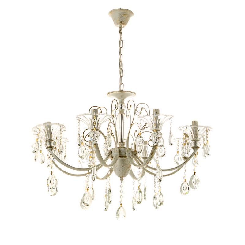 Люстра Light House ES-15873/8 подвесная свечи Белый (9583)