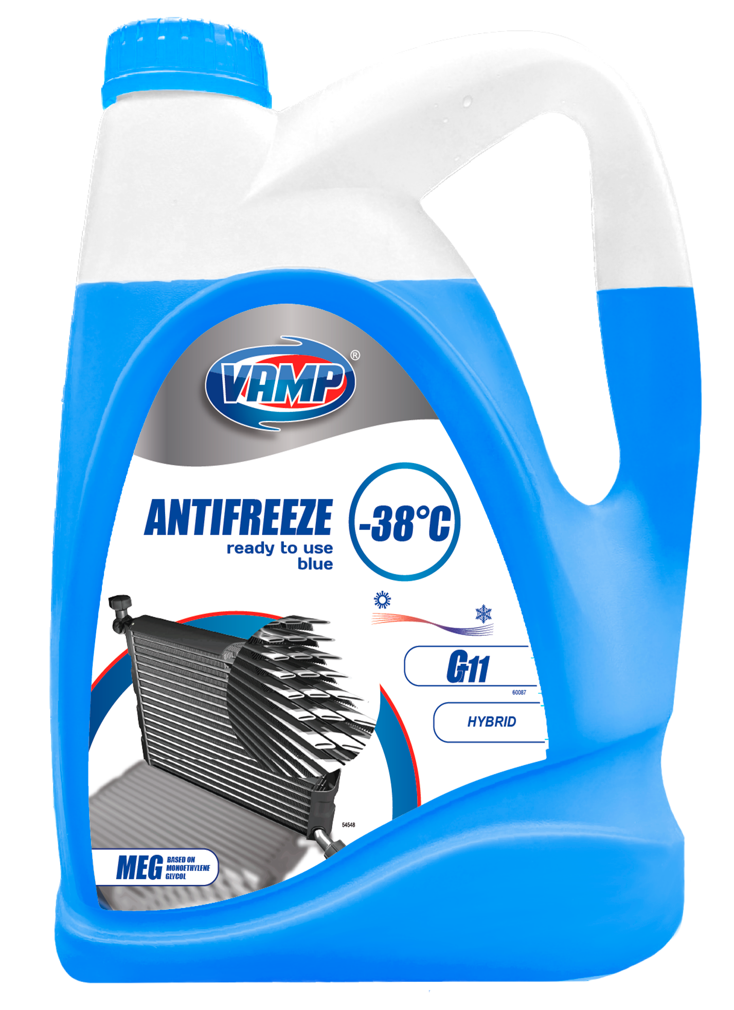 Антифриз ВАМП G11 -40°C 5 л Синій (2535)