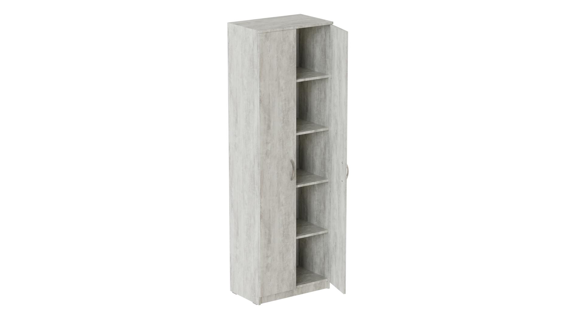 Шкаф Ferrum-decor Анжело на 5 полок 2 двери ДСП 16 мм 1900x600x380 мм Бетон (FRD-104982) Шкаф Ferrum-decor Анжело на 5 полок 2 двери ДСП 16 мм 1900x600x380 мм Бетон (FRD-104982)