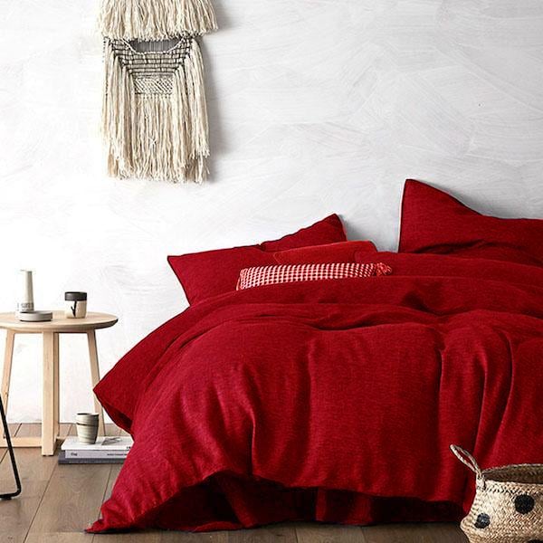 Комплект постельного белья двойной Еней-Плюс МІ0004 Красный