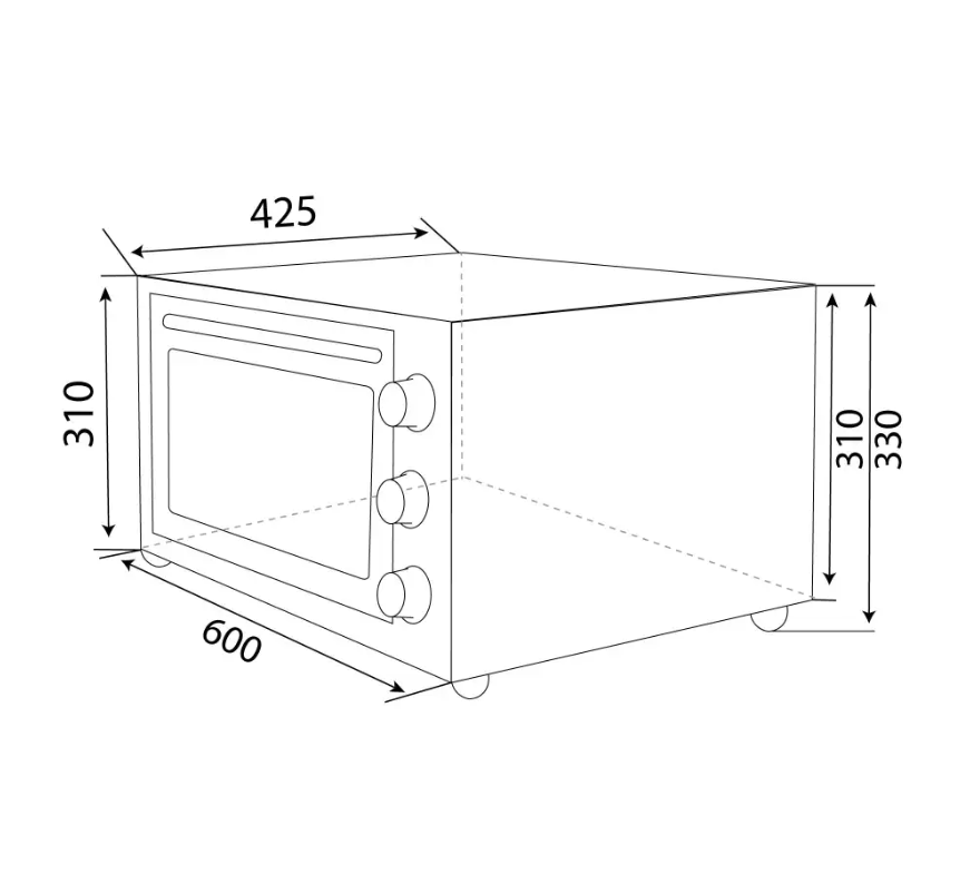 Електрична піч NIKA 45 2G Ivory - фото 2 Електрична піч NIKA 45 2G Ivory - фото 2