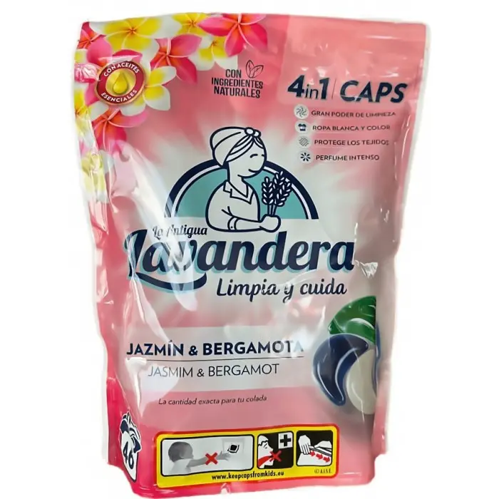 Капсулы для стирки Lavandera 4в1 жасмин и бергомот 46 шт.