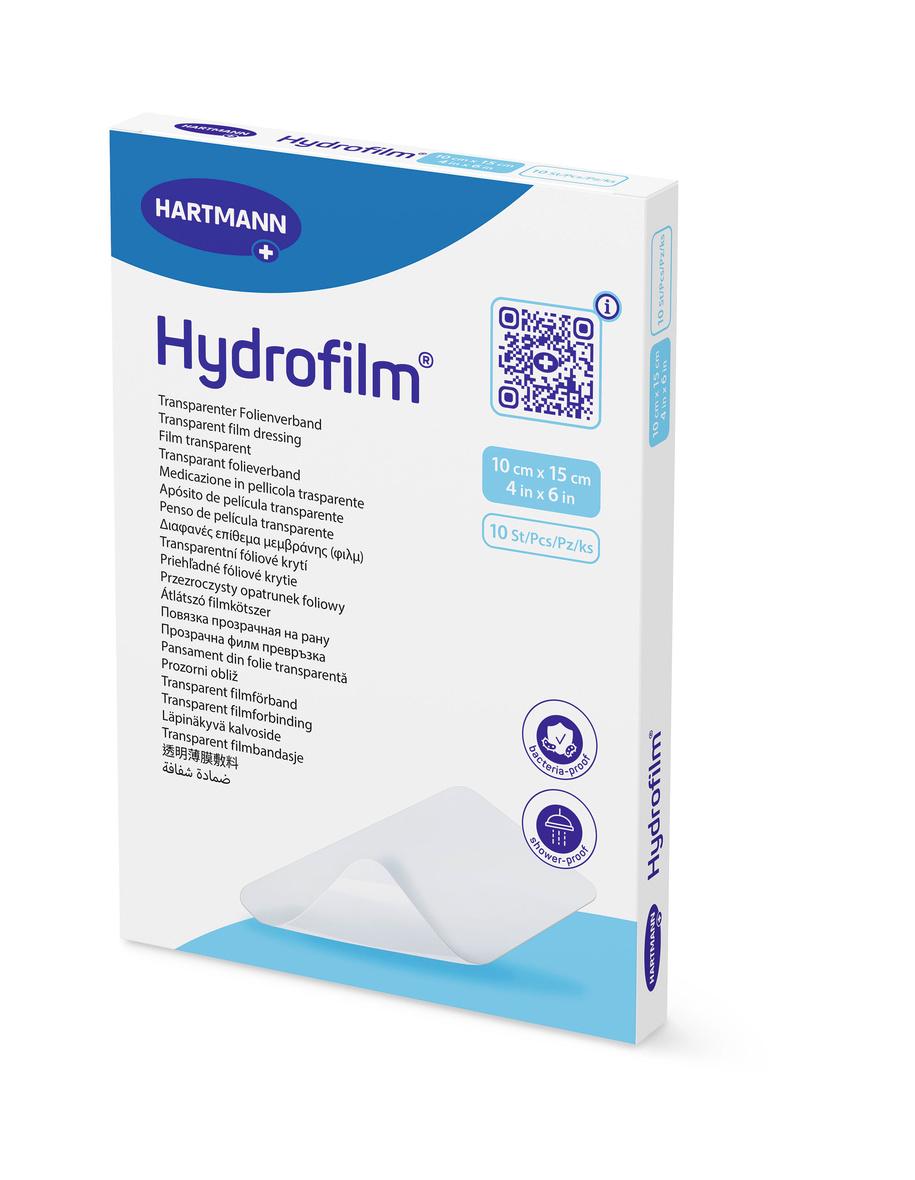 Пов'язка плівкова Hydrofilm прозора водовідштовхувальна 10х15 см 1 шт.