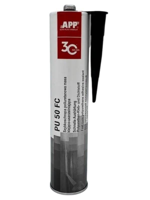 Герметик полиуретановый быстрый APP PU50 FC в гильзе 310 мл Черный (2355916404)