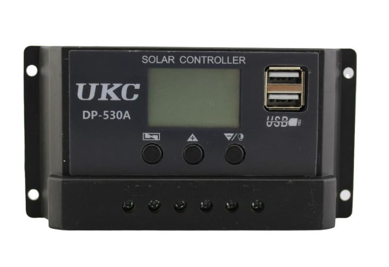 Контролер заряду від сонячної батареї UKC DP-530A 8466 Black (576119)