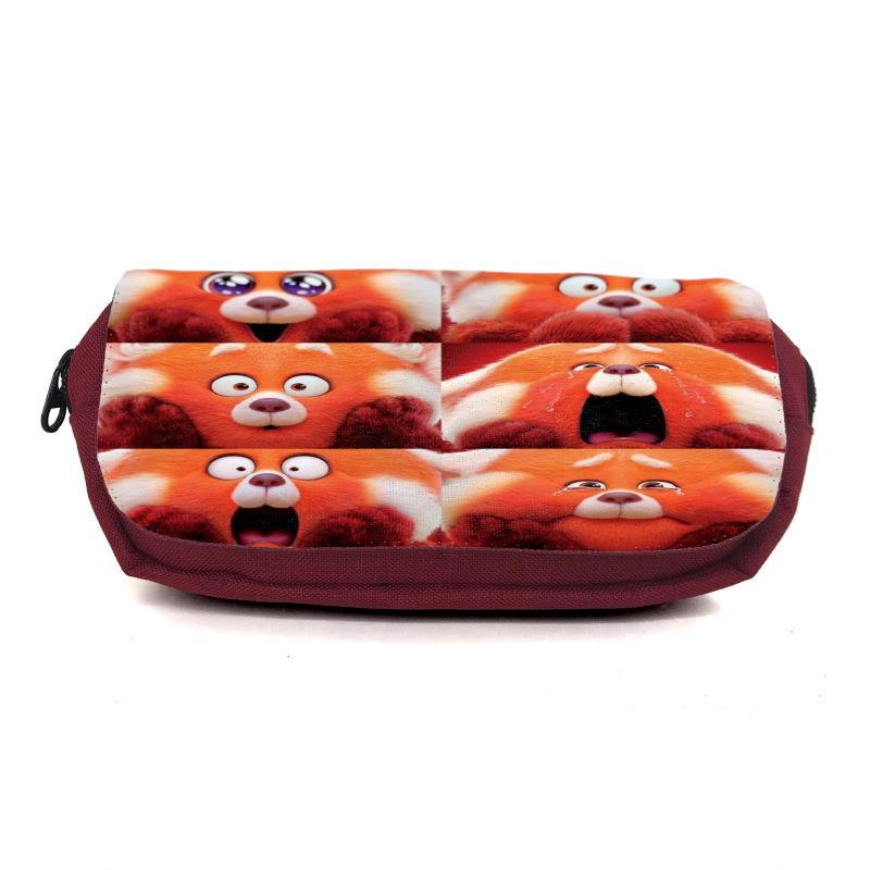 Пенал школьный Панда RPN-006 Бордовый (1651814646)