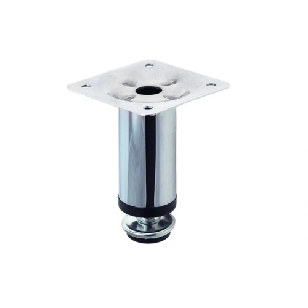Меблева ніжка-опора Sigma регульована 80 мм D 30 мм Хром (MO0165)