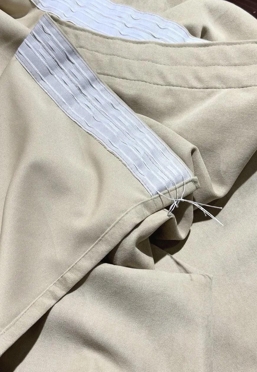 Комплект штор Diamond микровелюр 300х280 см 2 шт. Песочный - фото 2 Комплект штор Diamond микровелюр 300х280 см 2 шт. Песочный - фото 2