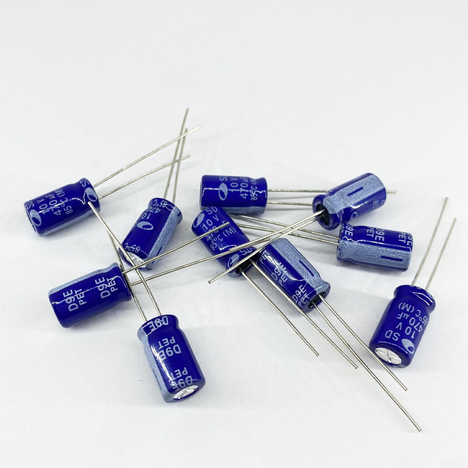 Электролитические конденсаторы Samwha 470 мкф 10V 6,3x11 мм 85 °C (5440)