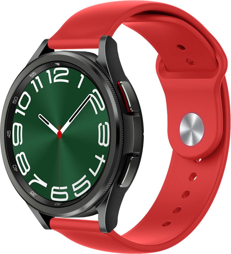 Ремешок Base для Galaxy Watch 6 Classic 47 мм Red (33133-2D)