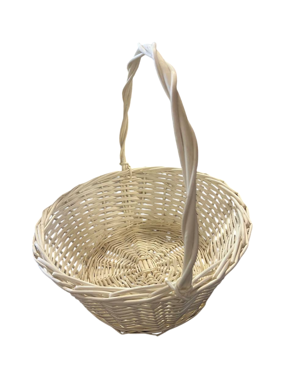 Корзина подарочная плетеная Сімейний Затишок Белый