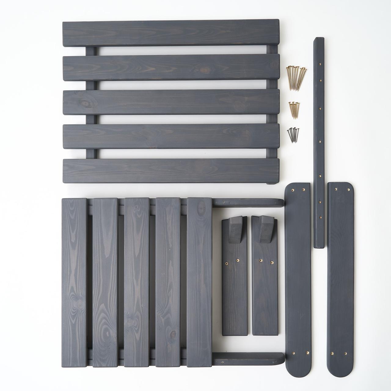 Кресло дачное деревянное складное из сосны Графит (2617580248) - фото 9 Кресло дачное деревянное складное из сосны Графит (2617580248) - фото 9