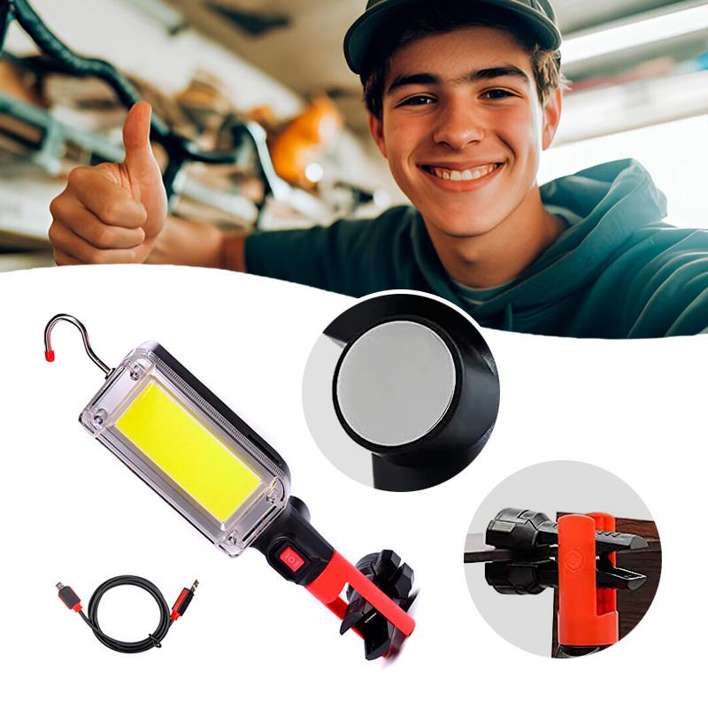 Фонарь аккумуляторный WOW ZJ-8859 COB с магнитом и крючком для подвешивания для СТО - фото 8 Фонарь аккумуляторный WOW ZJ-8859 COB с магнитом и крючком для подвешивания для СТО - фото 8